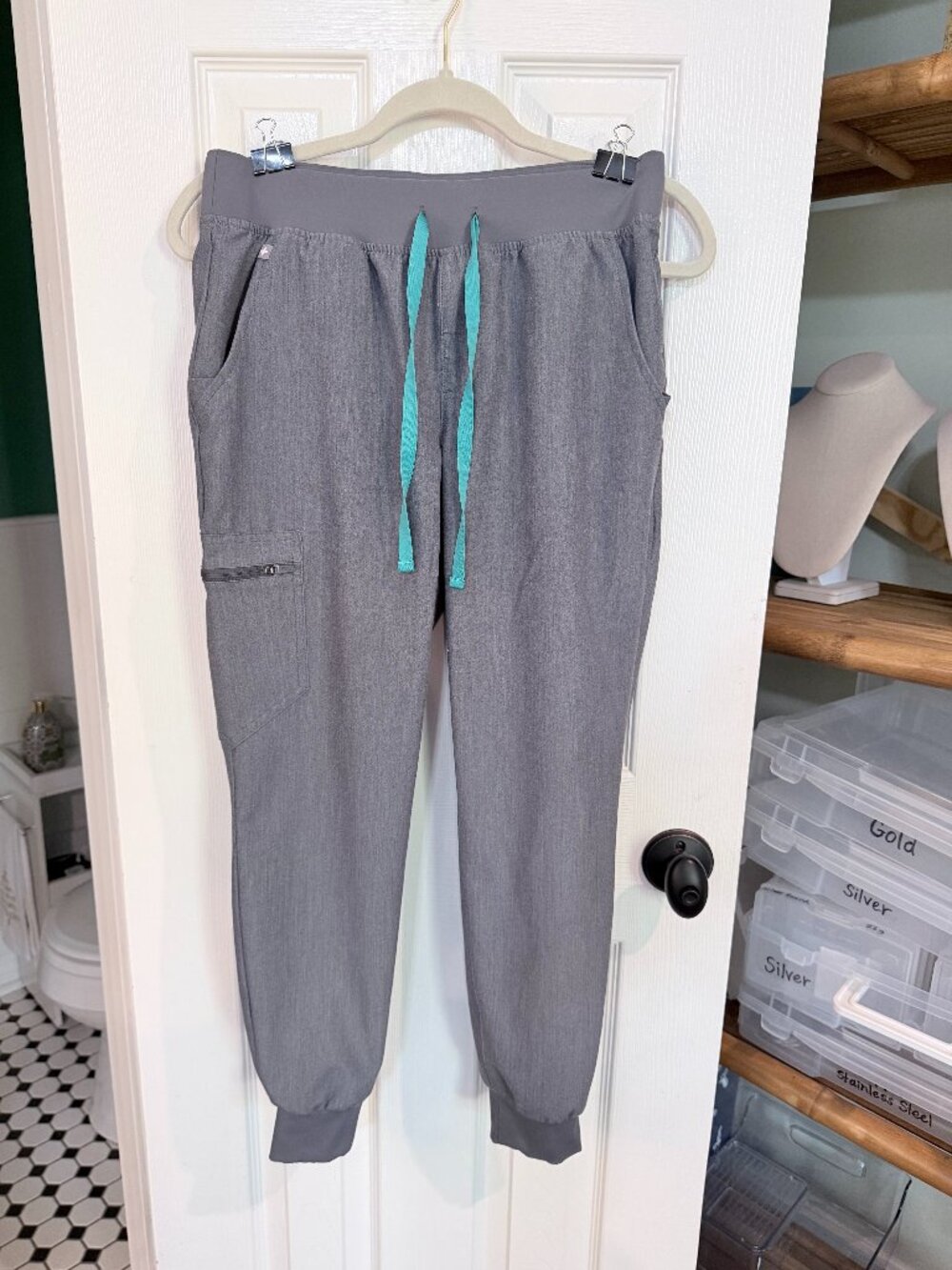 Figs Zamora Jogger-Small Petite-Graphite Gray